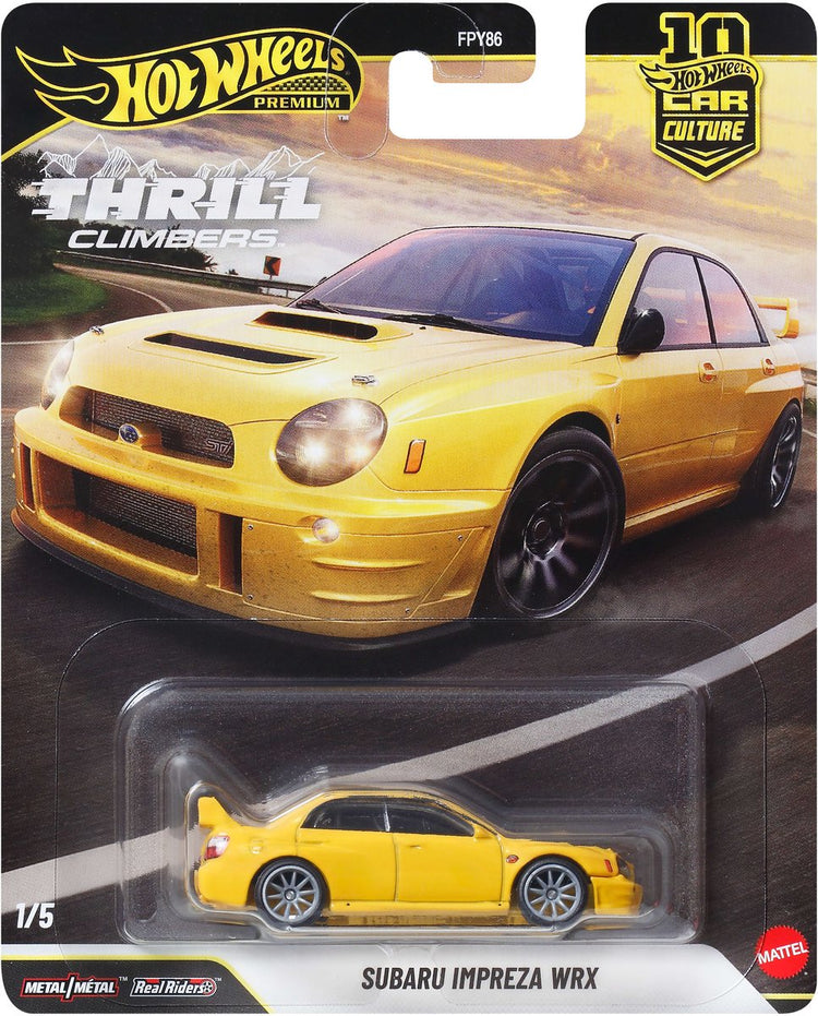 Culture automobile haut de gamme Hot Wheels - Subaru Impreza wrx