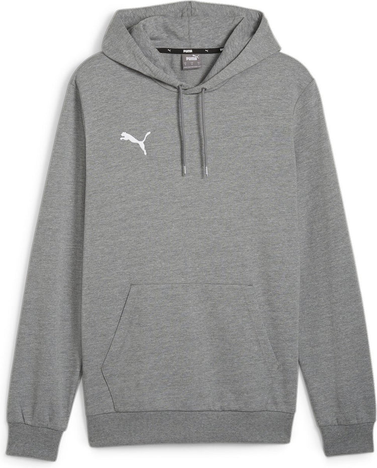 Pull de sport Puma teamgoal casuals hoody pour homme - gris moyen chiné- blanc