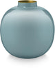 Pip studio - vase - bleu clair - métal - 22x23cm