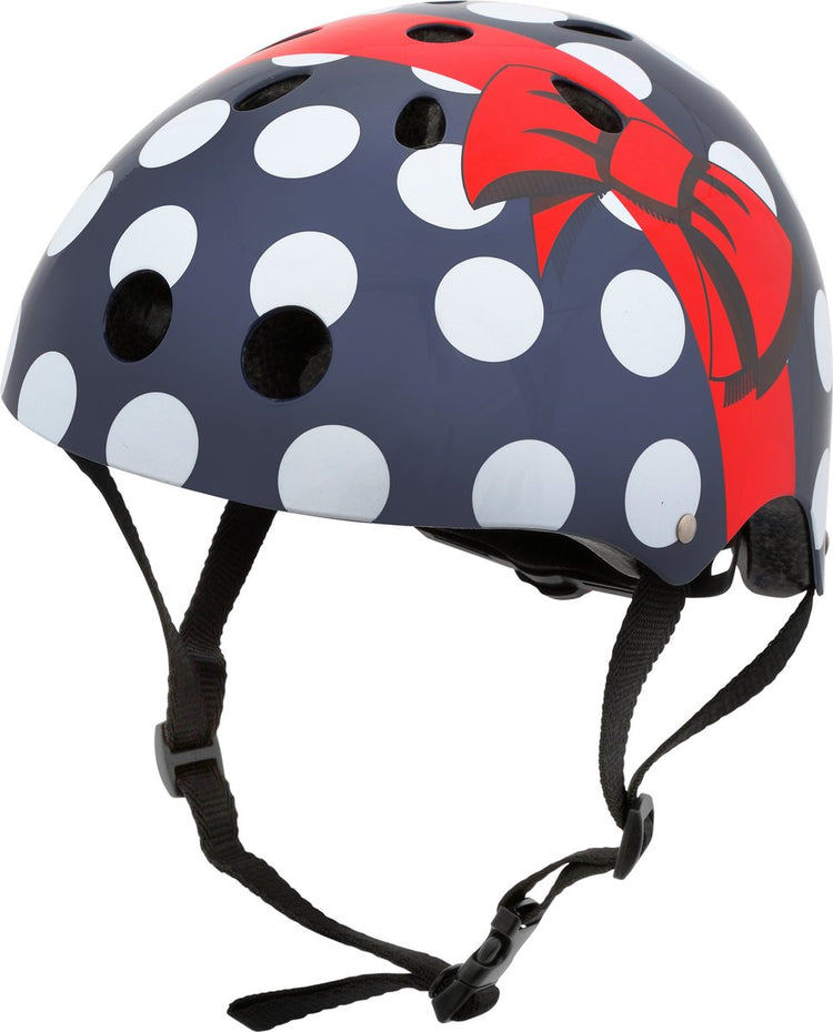 Casque de vélo Mini Hornit Lids pour enfants avec feu arrière LED - à pois (s)