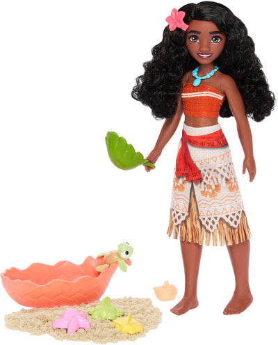 Mattel Disney Princess Moana poupée avec tortue multicolore