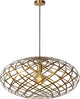 Lucide tungstène - suspension - ø 65 cm - 1xe27 - laiton doré mat