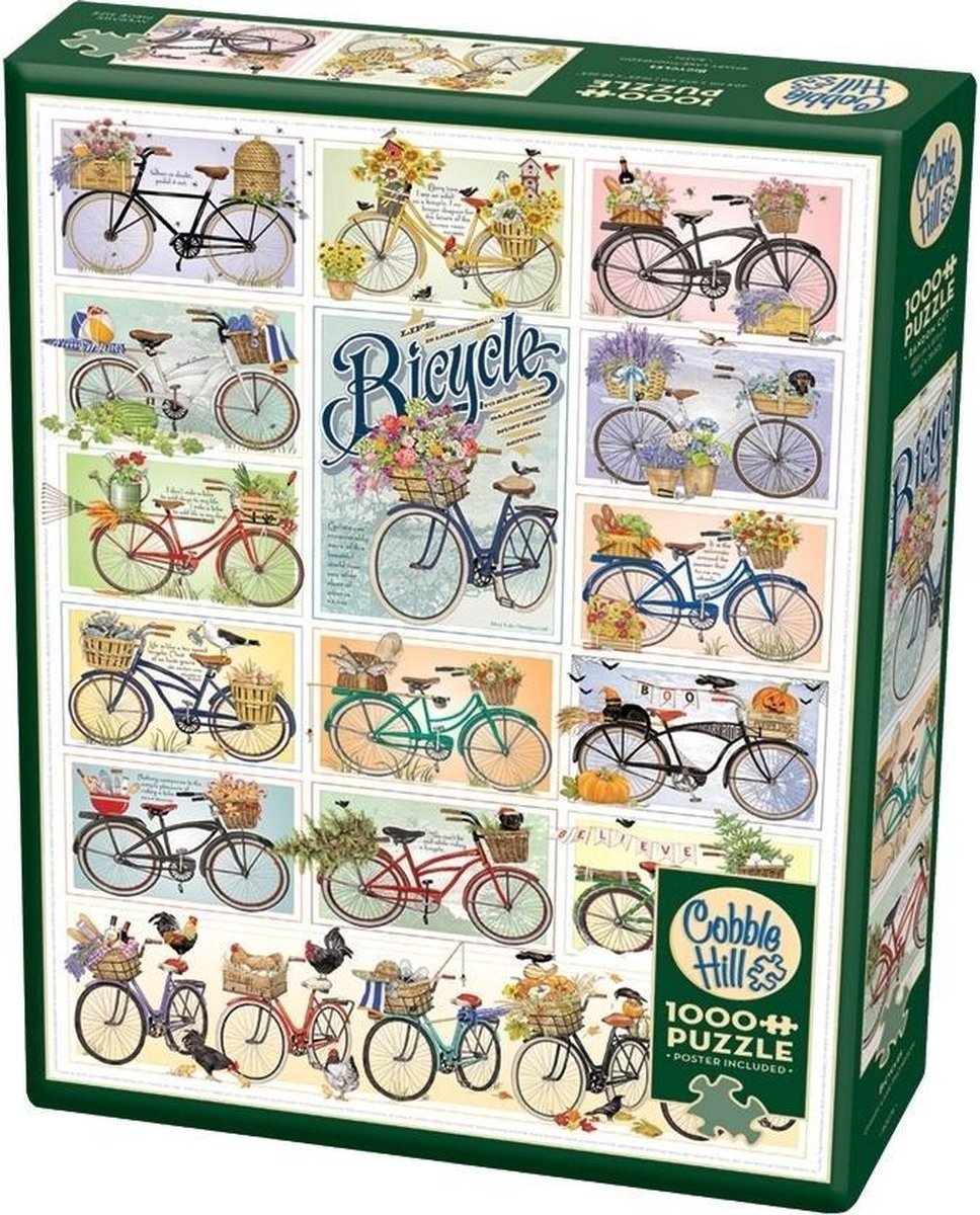 Cobble Hill puzzle vélos 1000 pièces