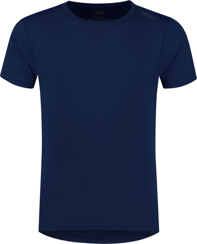 Rogelli promo chemise de running homme - manches courtes - bleu foncé - xl