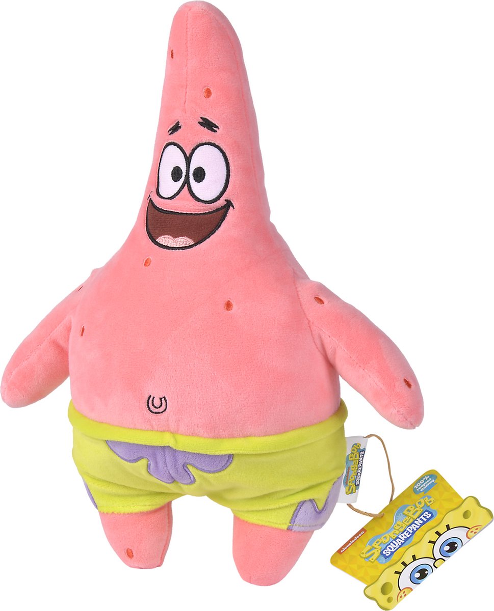 Simba Bob l'éponge peluche figurine Patrick 35 cm peluches