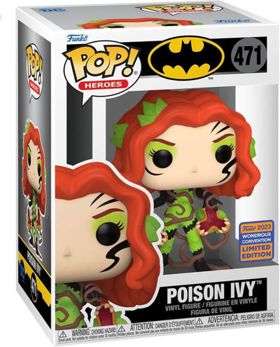 Funko-pop ! héros : batman - sumac vénéneux #471 2023 exclusivité merveilleuse convention