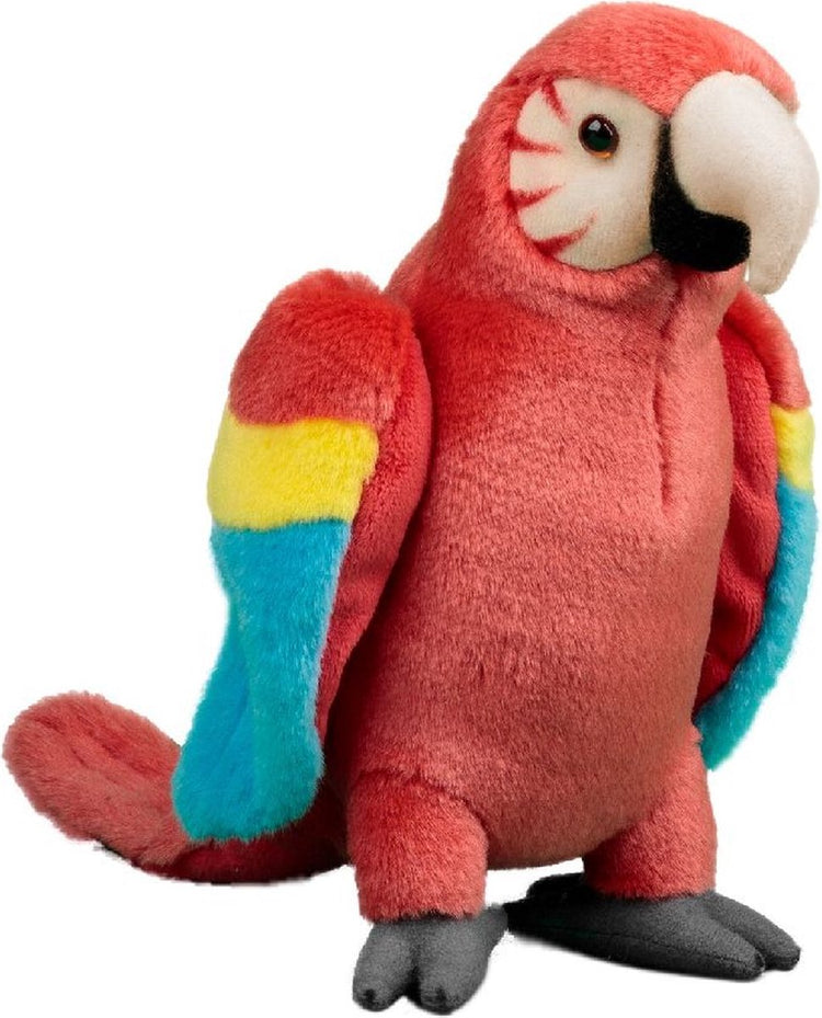 Tobar animigos monde de la nature éco peluche ara rouge 26 cm