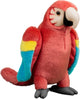 Tobar animigos monde de la nature éco peluche ara rouge 26 cm