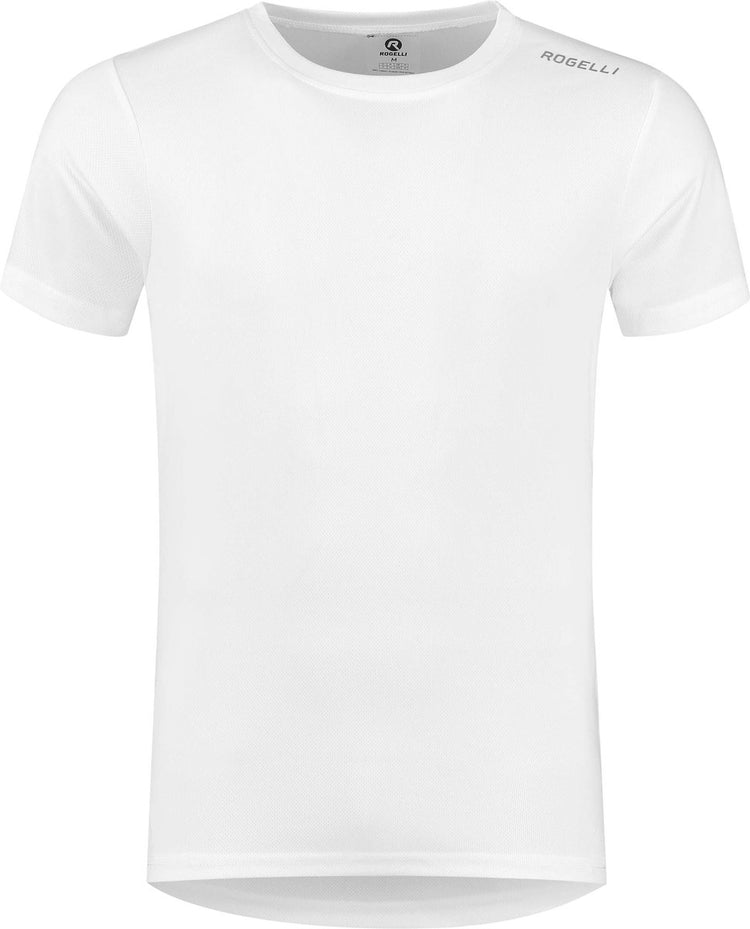Rogelli promo chemise de running homme - manches courtes - blanc - xl