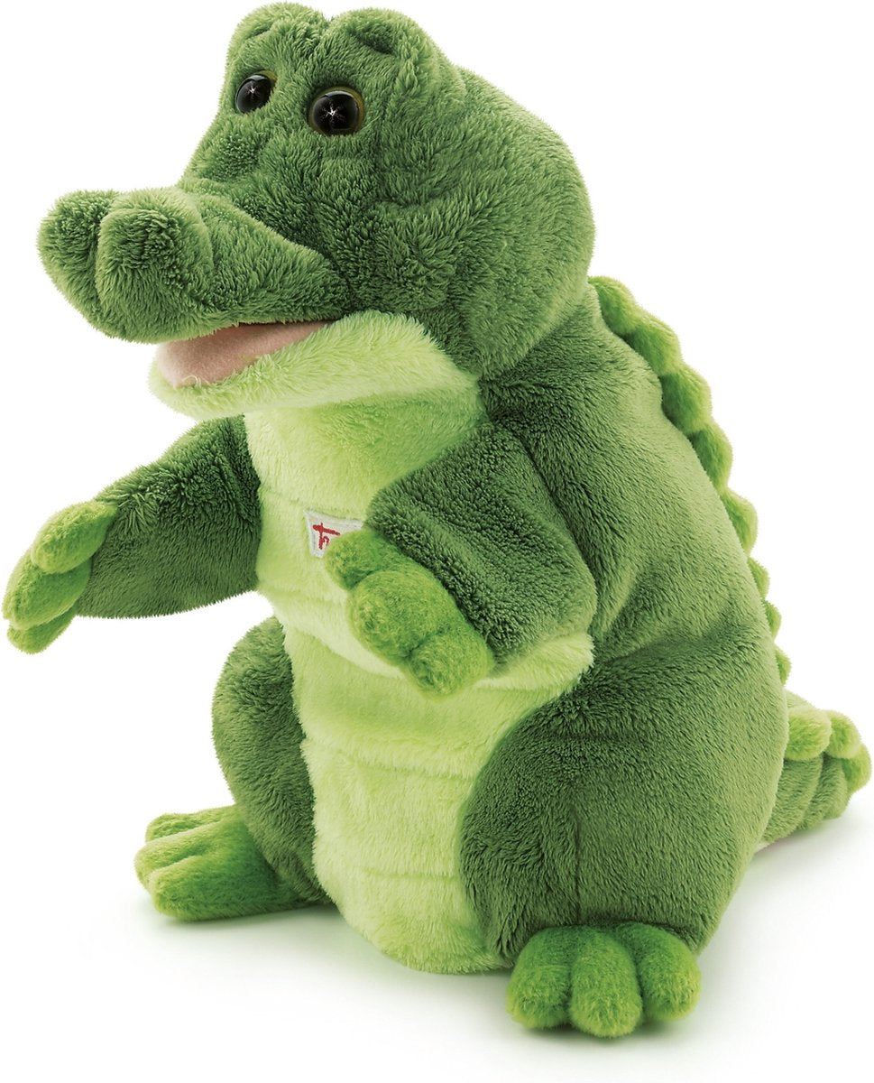 Crocodile de piscine à la main 22 cm