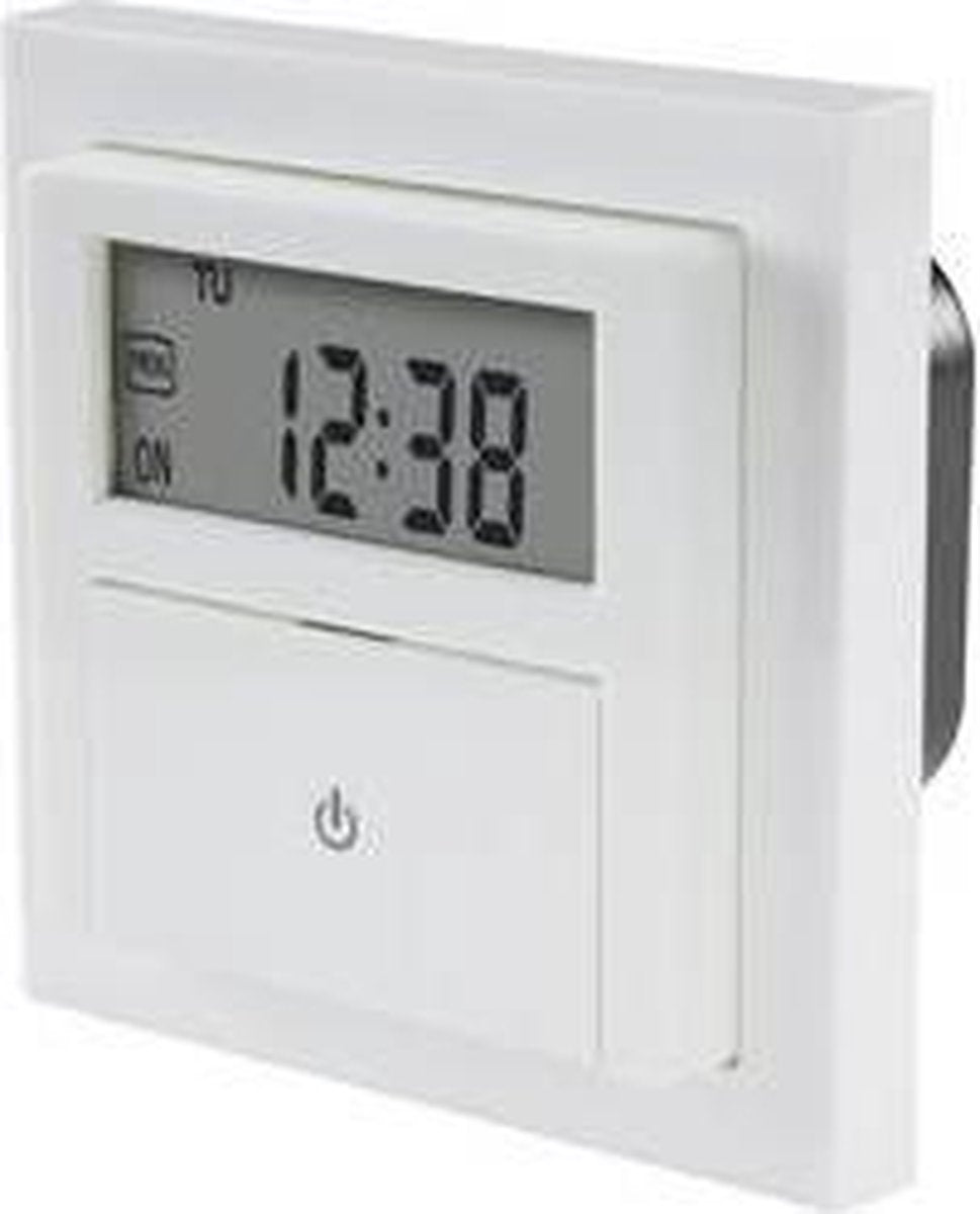 Sygonix SY-4504968 minuterie intégrée programme hebdomadaire numérique 1800 W fonction compte à rebours, incl. cadre de montage, fonction start stop, fonction de programmation, fonction aléatoire,