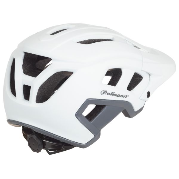 Polisport Mountain Pro Bicycle Casque M 55-58 cm Gray blanc