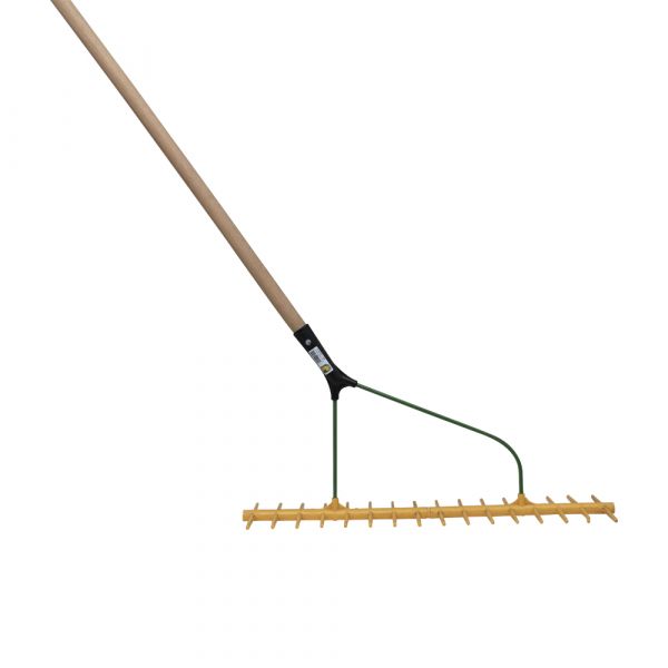 Mm eurotool poly râteau incliné 16tds avec manche 160cm