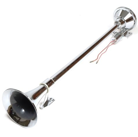corne d'air 64 cm. 12 chrome 24v