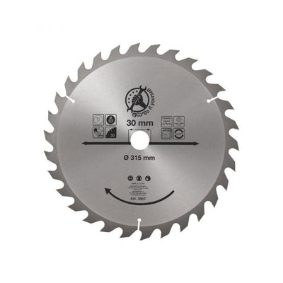 Lame de scie 315 mm., 30 dents