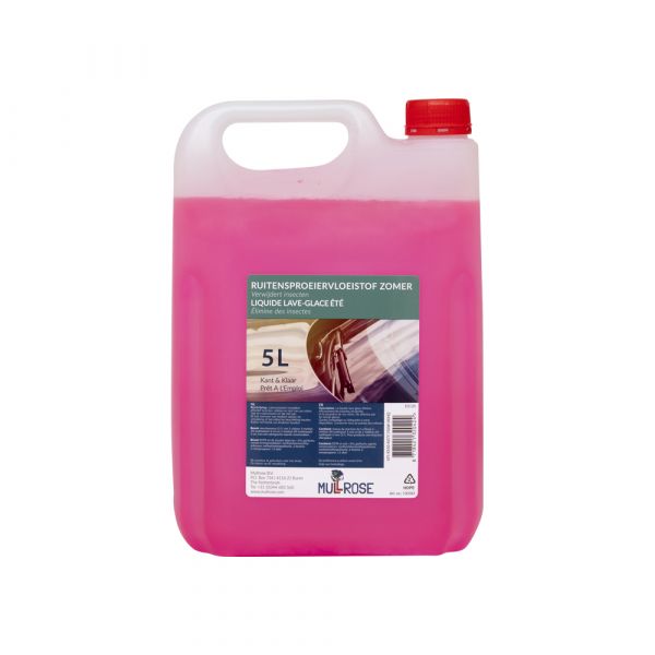 Nettoyant pour vitres rose 5 litres été