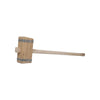Mm eurotool marteau de jardin carré avec manche 110cm