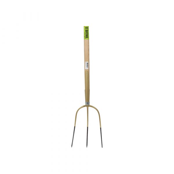 Hooivork 3 dents, acier 4,5VT 135 cm.