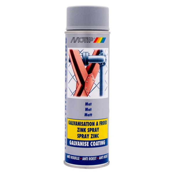Aérosol de zinc, bidon 500 ml MOTIP