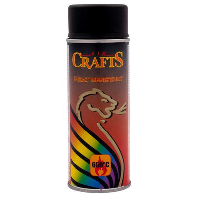 Noir résistant à la chaleur, bidon 400 ml.