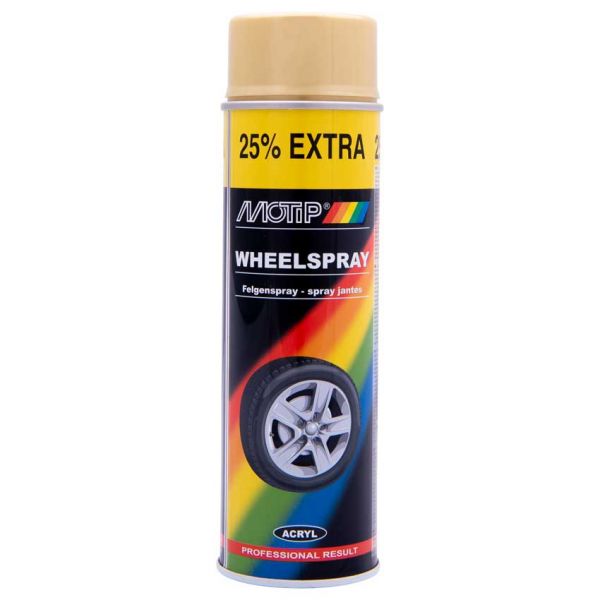 Bombe aérosol 500ml or