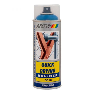 RAL5010 industriel 400 ml. motip