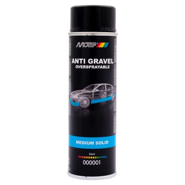 Peinture en aérosol anti-rayures noire (500ml)