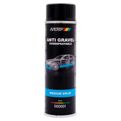 Peinture en aérosol anti-rayures noire (500ml)