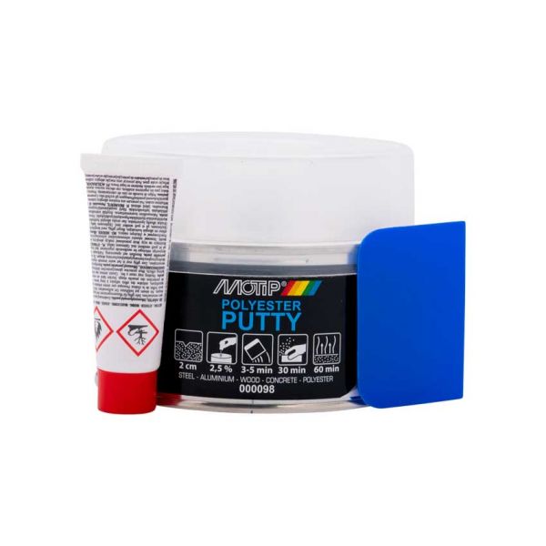 Mastic acier polyester 500 grammes