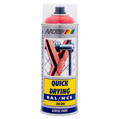 RAL3020 industriel 400 ml. Motif