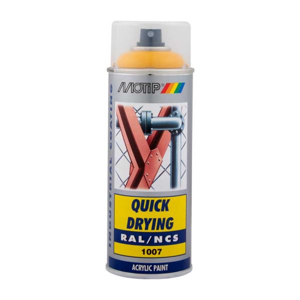 RAL1007 industriel 400 ml. Motif