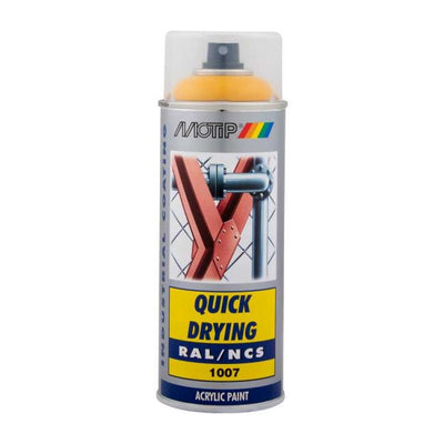 RAL1007 industriel 400 ml. Motif