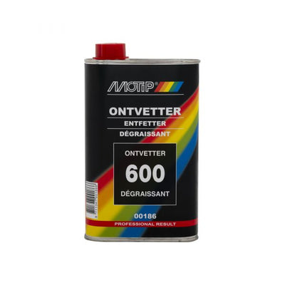 Motip DeGreaser 500 ml. Élimine le silicone, le goudron et la cire. Ne laissez pas un résidu. Non corrosif
