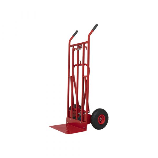 Diable rouge + roue de support.