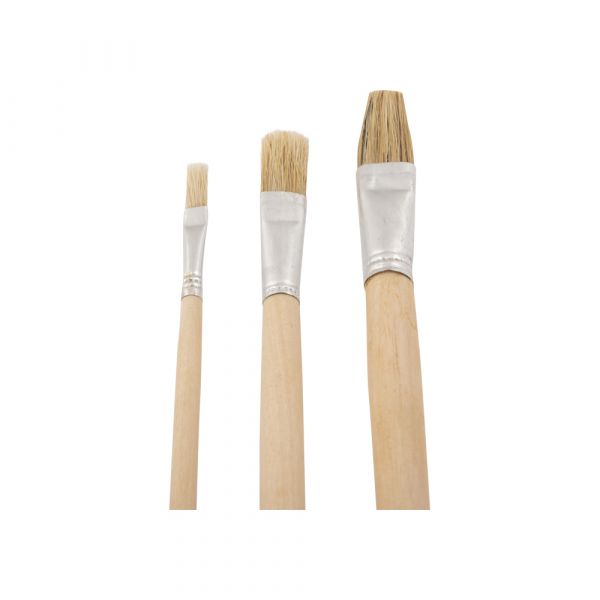 Set de 12 pinceaux plats