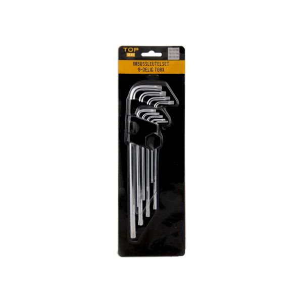 Topgear Topgear Allen Keys Set 9 pièces, Torx
