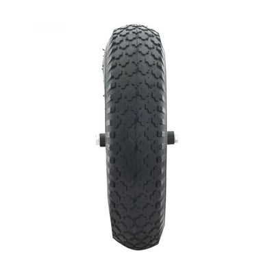 Roue 16x4 400x8 avec bord en acier rouge complet avec essieu