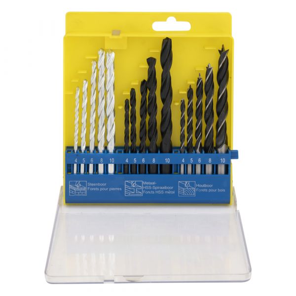 Drill Set 15 pièces, combinaison