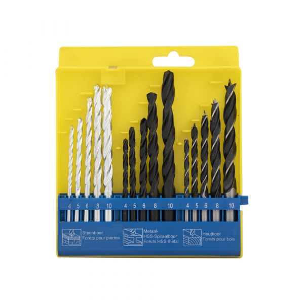 Drill Set 15 pièces, combinaison