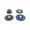 Jeu de disques de ponçage à brosse en acier 4 pcs.