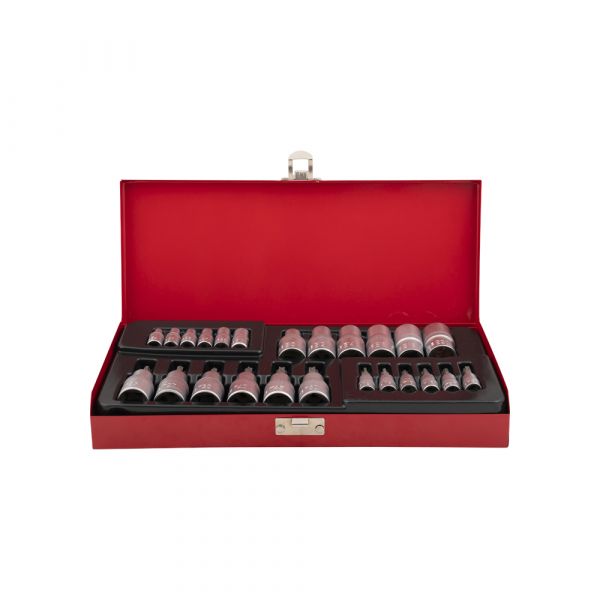 Douille+Bitset 25 pcs 1 4 +1 2 TORX