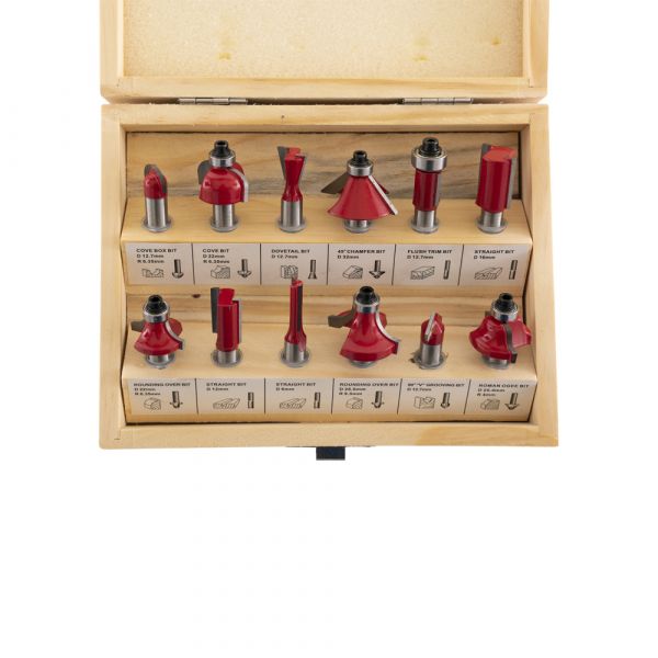 Boîte en bois supérieure de 12 pièces Freastet