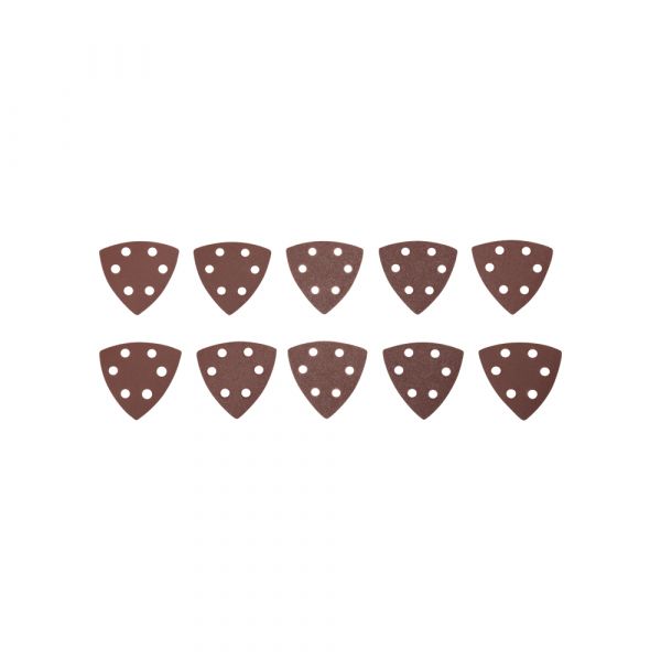 Triangle de feuille de ponçage 10-pièce *