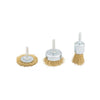 Topgear Topgear Steelbrush Set 3 Pimple Round
