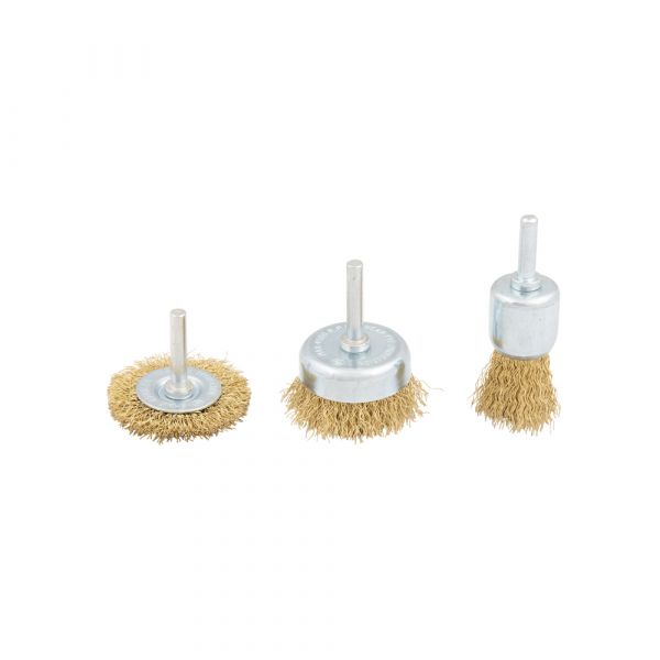 Topgear Topgear Steelbrush Set 3 Pimple Round