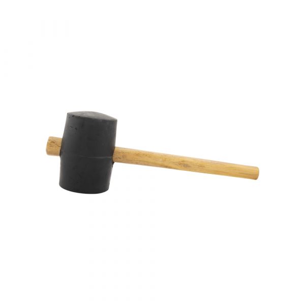 Marteau en caoutchouc, 1250 grammes, rond