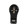 Prise extra plate noire