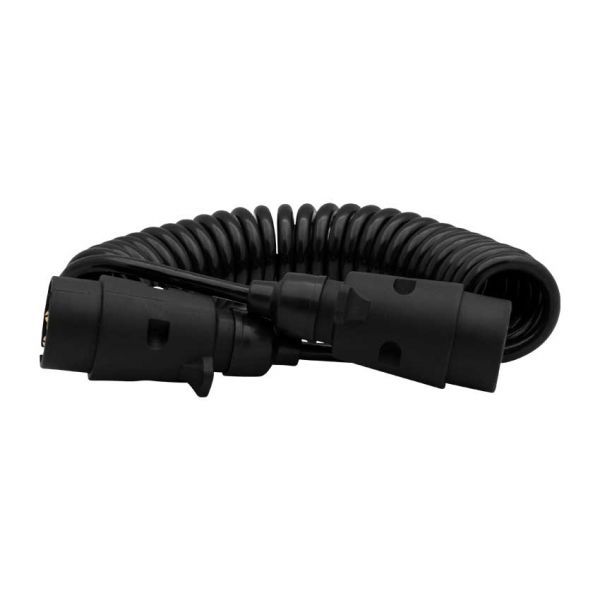 Câble spiralé 7 p. + prises 12v