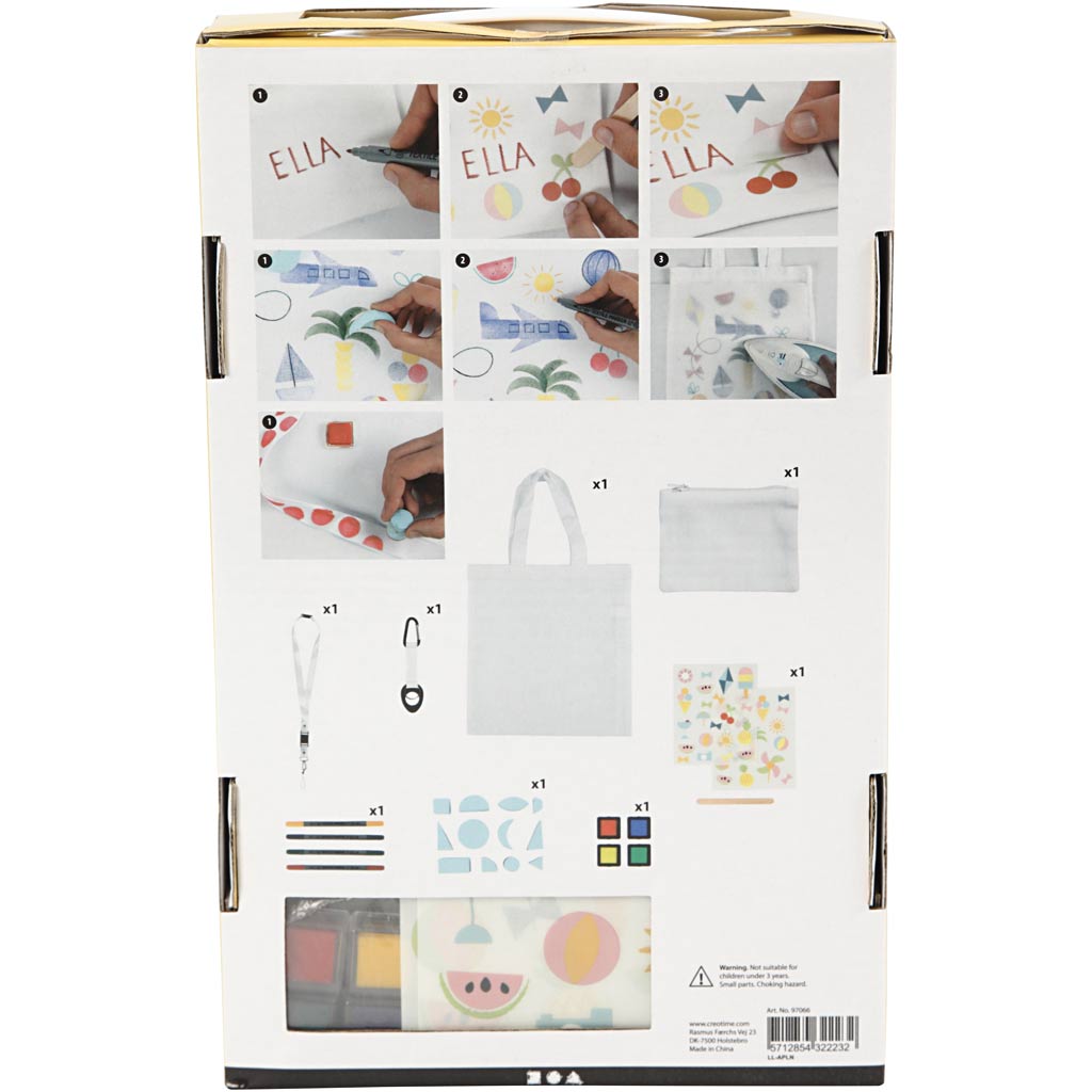Kit textile bricolage entreprise Creativ, 1 boîte