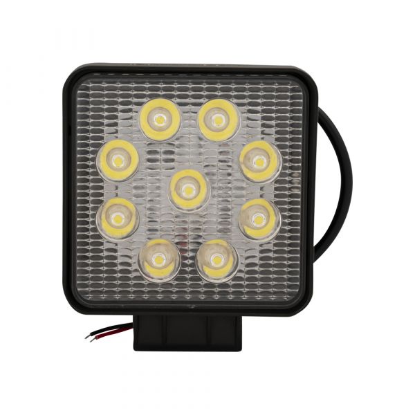 Treigette Tregegar Work lampe 9 LED Square